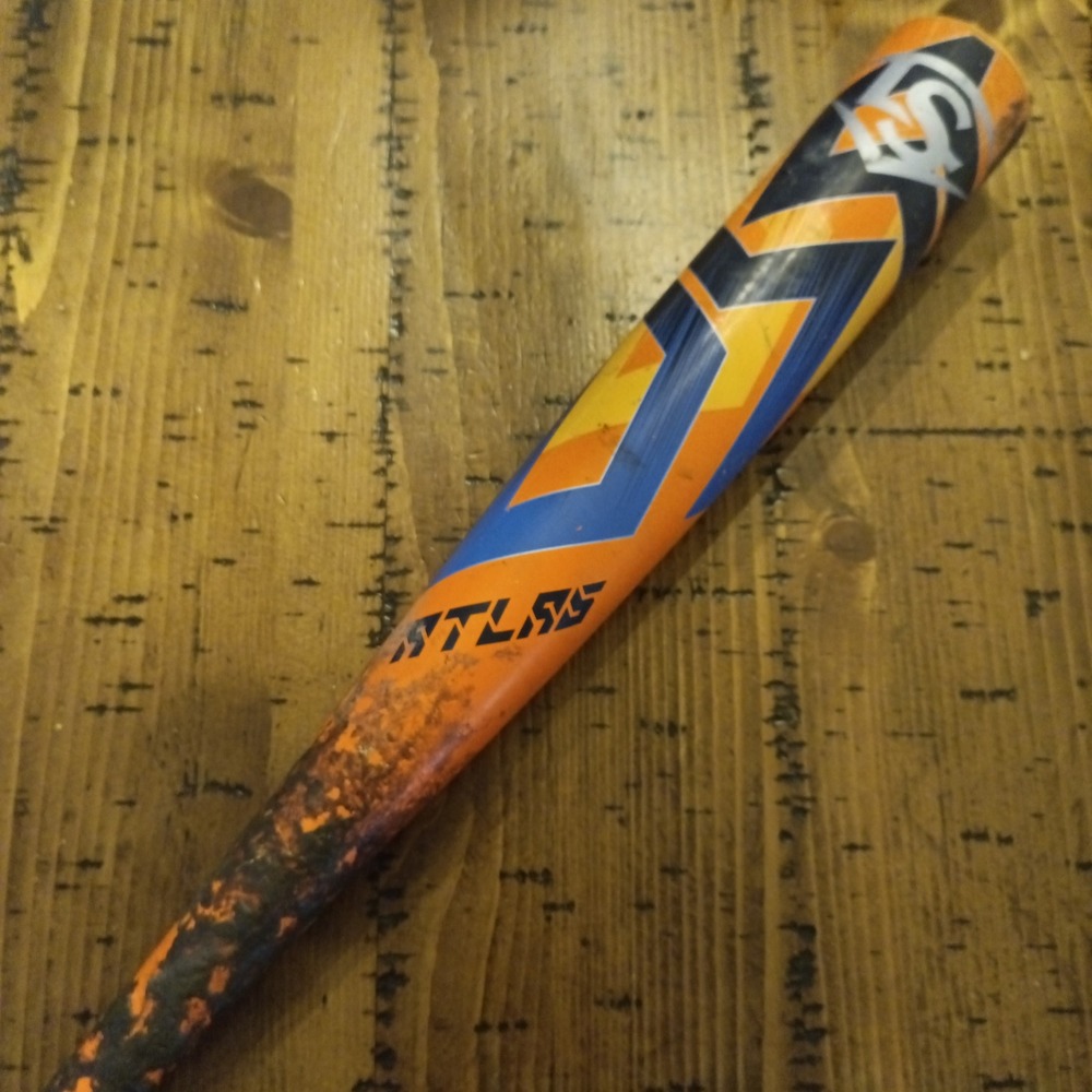 Louisville Slugger Atlas BBCOR Baseball Bat 33/30 Orange Blue WBL2643010